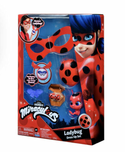 Miraculous: Tales of Ladybug Dress Up and Play Set - Red/Black for