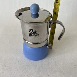 3 Piece Vintage MOKA Pot GAT Espresso Coffee Maker Made in Italy Gently Used