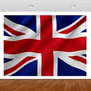 Inglaterra Union Jack Reino Bandera 3D Mural Calcomanía Pared Adhesivo Póster Vinilo S324 - Imagen 1 de 1