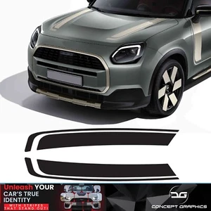 Bonnet Stripe Kit Vinyl Decal Sticker Exact Fit Mini Countryman Cooper S U25 - Picture 1 of 3