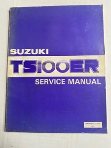 Genuine Suzuki TS100ER 1983 Workshop Service Manual Book 99500-21130-01E - Picture 1 of 4