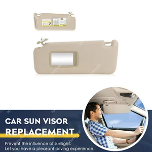 Driver Side Sun Visor Pad For Toyota 4runner Beige Replace Sunshade Assembly - Picture 1 of 8