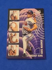 1995 Greg Maddux Fleer Ultra #4 Strikeout King Insert 