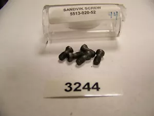 SANDVIK 5513 020-52, SCREW, LOT OF 5 EA (ITEM #3244) - Picture 1 of 1
