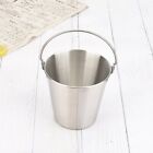 Sleek Stainless Steel Ice Bucket With Handles For Chilled Refreshments