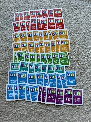 2001 Monsters Inc Game of Life Replacement Cards - Image 1 of 2