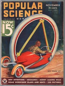 PULP: Popular Science 11/1933-Wittmack cover-ancient civilized men in Americ... - Picture 1 of 1