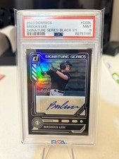 2023 Donruss Brooks Lee Signature Series BLACK 1/1 PSA 9