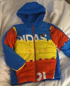 Adidas Sz S Small 9-10y U Lego w JKT Kids Youth Jacket New $180 Boys/girl fleece - Picture 1 of 8