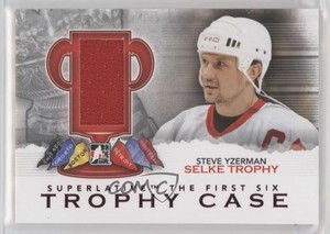 2013 ITG Superlative The First Six Trophy Case Steve Yzerman #TC-31 HOF