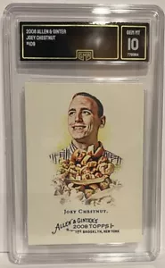 GMA 10 Gem Mint JOEY CHESTNUT 2008 Topps ALLEN & GINTER HOT DOG CHAMP CARD! - Bild 1 von 1