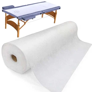 Pandaspa Disposable Non Woven Bed Sheet Roll 30 Gsm Precut Hole Massage Table Pa - Picture 1 of 12