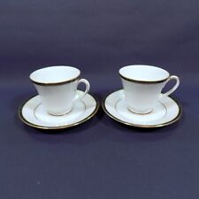 Boots Hanover Green 2 Cups and 2 Saucers