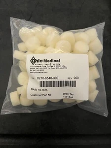 Ohio Medical Main Filter for suction regulator 0210-6540-300 Pack of 100 - Picture 1 of 2