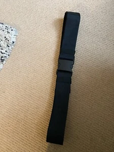 Ex Police Adjustable Waist Size 55mm Black Kit Belt. Used. 428. - Foto 1 di 6