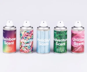 DOIY Raumspray Einhorn Urlaub Regenbogen Happiness Abenteuer Duft Spray Dose - Picture 1 of 14