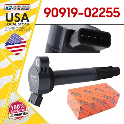 Bobina de encendido OEM alto rendimiento 1X 90919-02255 para Lexus GS450h 2007-2016 Foto 1 de 4