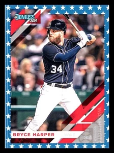 2019 Panini Donruss Variation Independence Day Bryce Harper (Dark Jersey) #183 - Picture 1 of 2