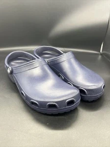 Crocs 10001 Classic Clog Slip On Dark Blue Sport Size  Men's 12 - Picture 1 of 16