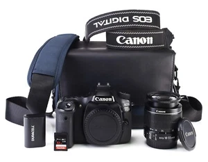 Canon EOS 80D Camera & EF-S 18-55mm IS II Zoom Lens Kit & Battery 8,155 Shots - Picture 1 of 15