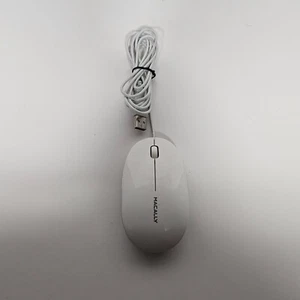 Macally Ice Mouse 2 | 3 Button USB Optical Wired Mouse Mac, Macbooks, and Win PC - Picture 1 of 7