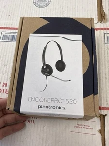Plantronics EncorePro HW520 Black Headband Headsets NEW! - Picture 1 of 5