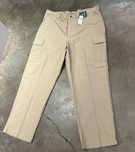 LL Bean Cargohose Herren 40x30 Beige Khaki Tropic Weight Natural Fit Baumwolle - Bild 1 von 8
