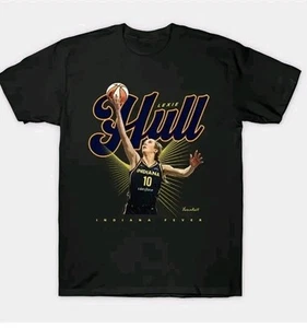 Lexi Hull Indiana Fever 10 100% Cotton T Shirt Large Black Last Ones! - Picture 1 of 3