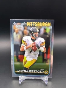 2024 Topps refractor cromado #81 Ben Roethlisberger Pittsburgh Steelers - Imagen 1 de 2