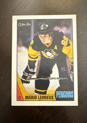 1987-88 O-Pee-Chee - Mario Lemieux #15 Foto 1 de 3