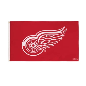3'x5' Single Sided Flag w/ 2 Grommets, Detroit Red Wings,174359 - Picture 1 of 2