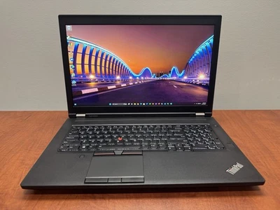 LENOVO THINKPAD P70 17” i7 6700HQ 2.6GHz 32GB RAM 1TB+256GB NVIDIA Quadro M600M - Image 1 of 4