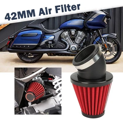 Air Filter 45 Degree Bend Inlet For Kawasaki KZ900A 1976-1977 KZ900B LTD 1976 - Image 1 of 4