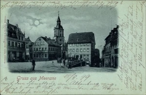 Mondschein Ak Meerane in Sachsen, Neumarkt, Kirche - 3826039 - Picture 1 of 2