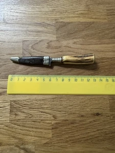 12cm. Solingen Trachtenmesser Messer für Lederhose Horngriff Tracht - Bild 1 von 5