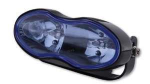 SHIN YO Fern- und Nebelscheinwerfer Schwarz blaues Glas 2x H3 55W - Bild 1 von 2