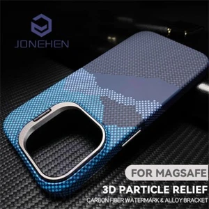 Luxus Matte Carbon Mganetic Case für Apple iPhone 13, 12,11, 14,15, 16 Pro Max + - Bild 1 von 22