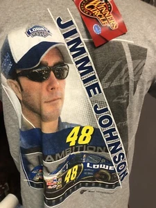 NASCAR 2006 Nueva con Etiqueta Jimmie Johnson #48 Camiseta, LG, Círculo Gris de Ganadores - Imagen 1 de 11