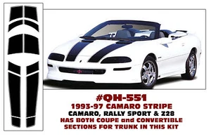 GE-QH-551 1993-97 CHEVY CAMARO, RS o Z28 - RAYAS COMPLETAS - CUPÉ CONVERTIBLE - Imagen 1 de 3