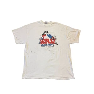 Vintage Rare Depauw University Mash n Dash Funny Tee Shirt - Picture 1 of 4