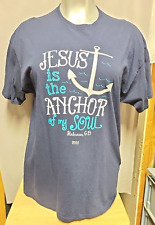 2XL Kerusso Christian Tshirt Jesus is the Anchor of my Soul Hebrews 6:19