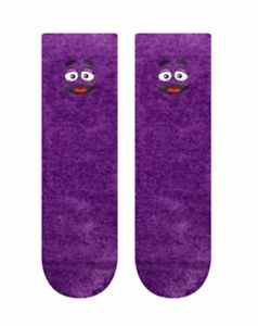 Grimace McDonalds X Crocs Sock • Size LG/XL • NEW in Hand! • SOLD OUT! • 