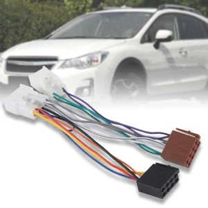 ISO Autoradio Stereo Kabelbaum Adapter Für Toyota Camry RAV4 Corolla Aurion Echo - Picture 1 of 13