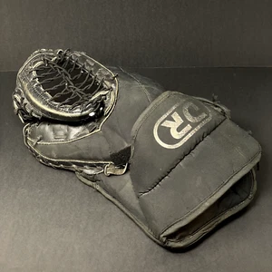 Vintage DR D&R S5 Senior Hockey Goalie Trapper Glove Black Adult Senior RH - Picture 1 of 12