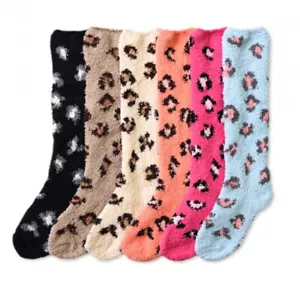 Cozy long kneehigh plush socks: 3 pairs for women - Picture 1 of 1