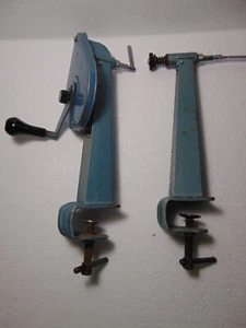 Juego de bielas rebobinadoras de película de 16 mm montadas en mesa de cine vintage - Imagen 1 de 7