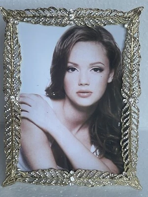 Ciel Collectables Fernandina Gold Frame Hand Made with Swarovski Crystals Enamel - Image 1 of 4