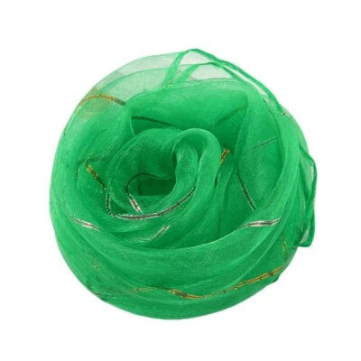 Kids Children Solid Gold Color Stripe Small Square Scarf Dance Performance Scarf - Image 1 of 4