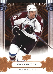 2009-10 Artifacts Colorado Avalanche Hockey Card #84 Milan Hejduk