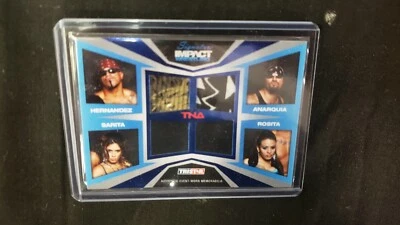 TNA Signature Impact LAX Quad Relic Sarita, Rosita, Hernandez, Anarquia #6/25 - Image 1 of 2